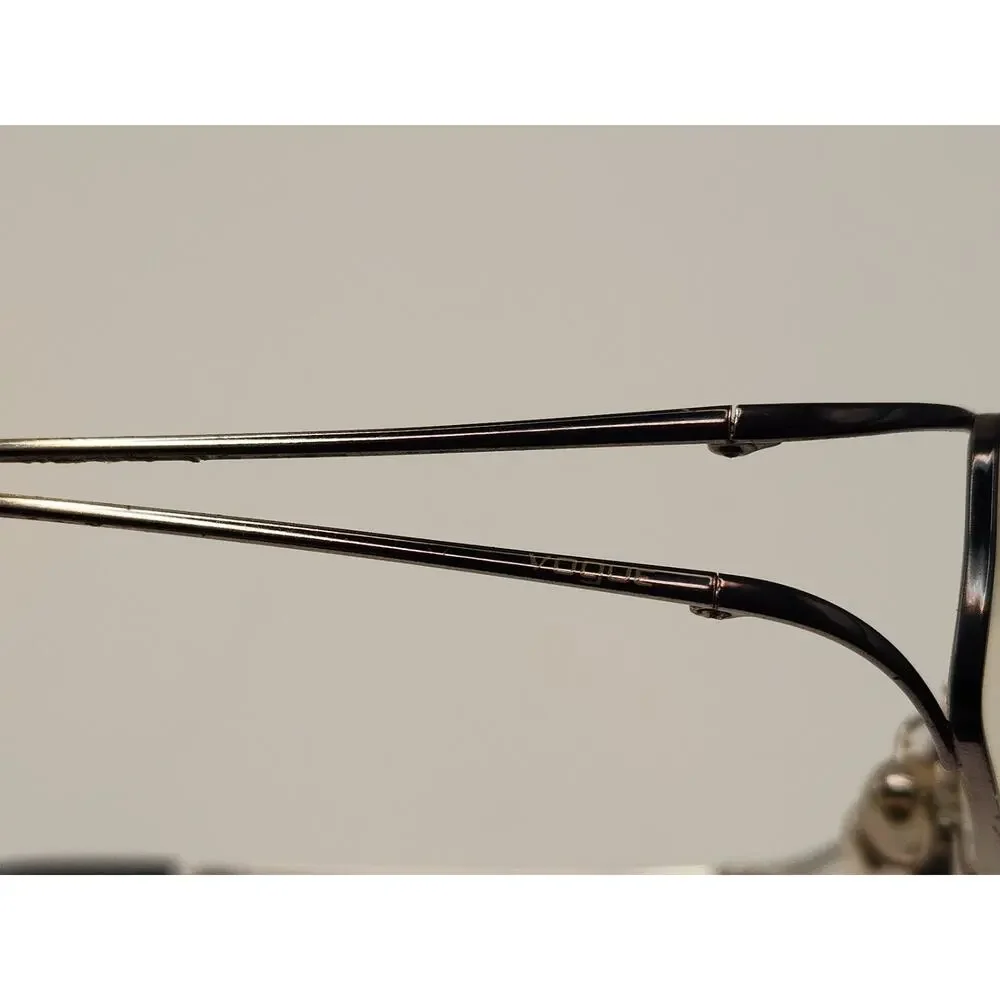 Vogue Eyeglasses, Frames Only, VO 3550 787, 51-17-125, Metal Silver Womens
